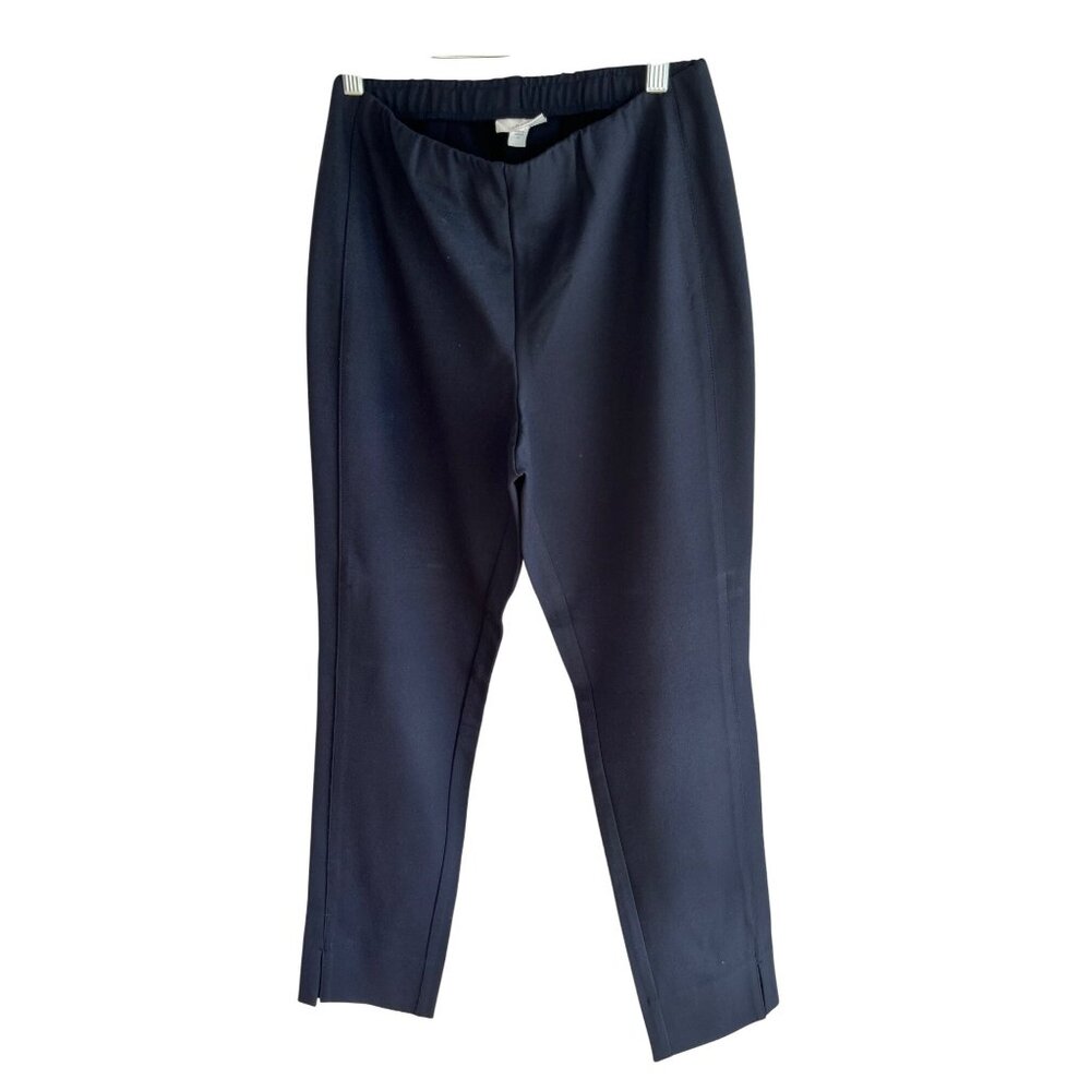 L.L. Bean Womens Ponte Slim Leg Pants XS Black 86m